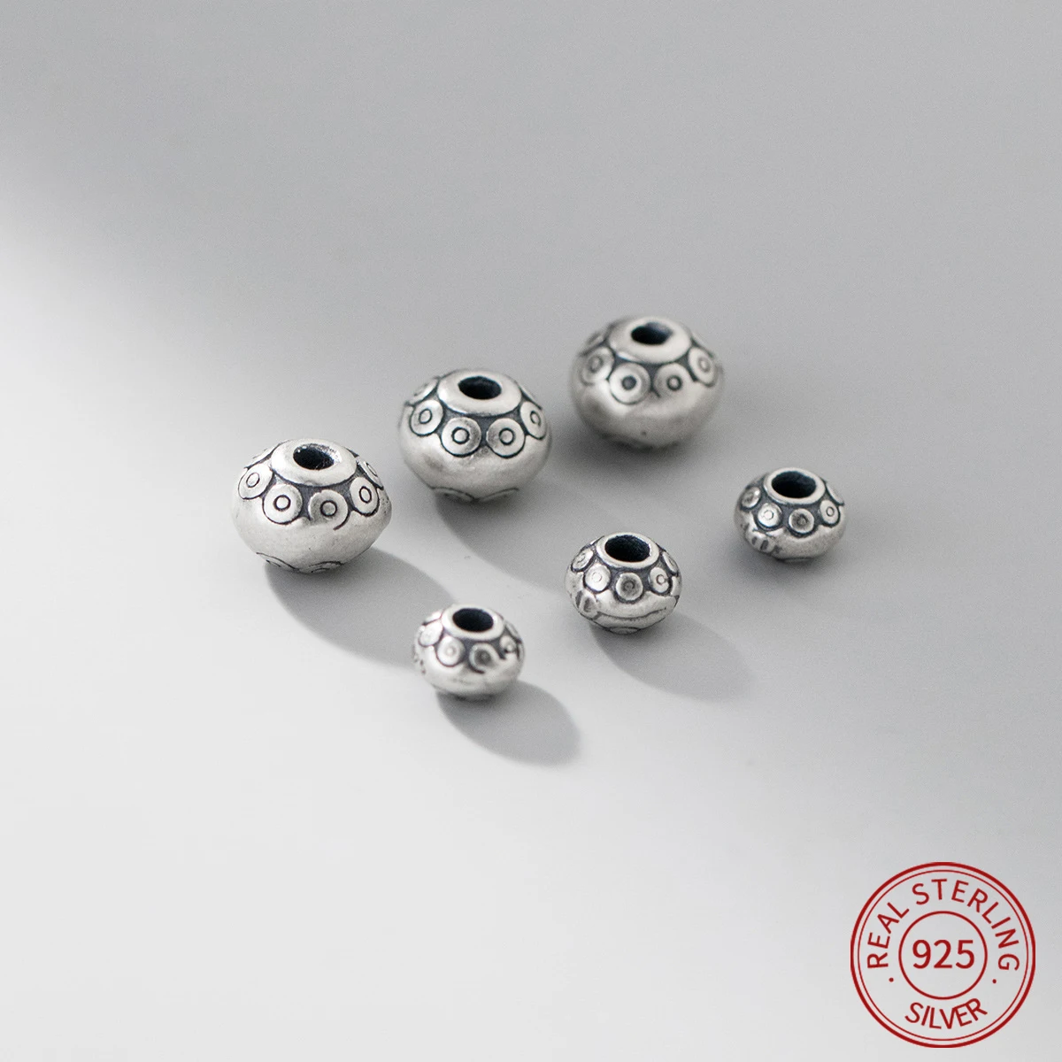 

Бусины-разделители из серебра 925 пробы в форме облака, принадлежности для изготовления ювелирных изделий для изготовления браслетов и ожерелий