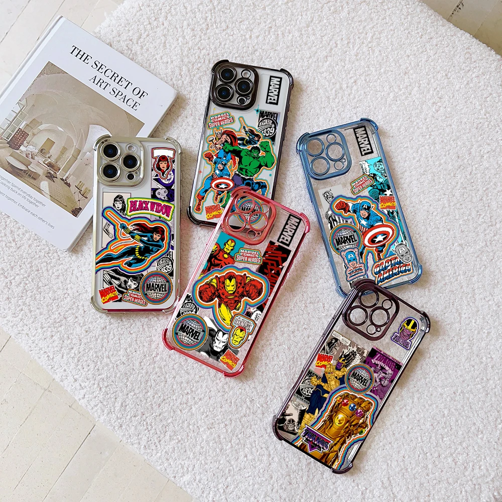 M-MarvelS A-Avengers Чехол для телефона Vivo Y77 Y38 Y36 Y50 Y28 Y27 Y17 Y16 Y15s V29e V27 V25 V23 S15 5G