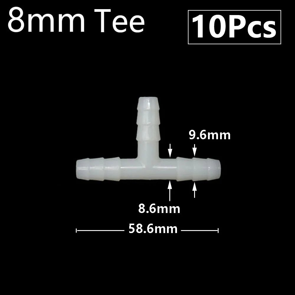 Пластиковые соединители для шланга KWZL 10 шт., 16/12/11/10/8/6/5 мм