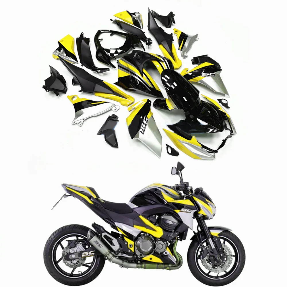 

Injection ABS Yellow Black Fairings Kit Fairing Kits Bodywork for Kawasaki Z800 2013 2014 2015 2016 13 14 15 16 Cowling BodyKits