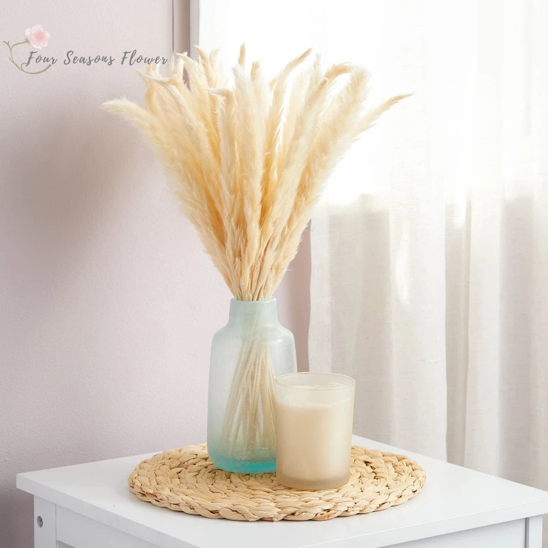 

15Pcs Dried Flowers Natural Pampas Grass Primary Plants For Wedding DIY Decoration Artificial Flower Bouquet Home Christma Decor