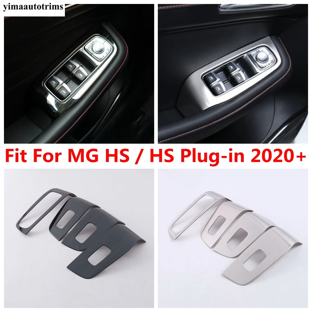 

Car Armrest Window Lift Switch Control Panel Decor Cover Trim For MG HS / HS Plug-in 2020 2021 2022 Auto Accessories Interior