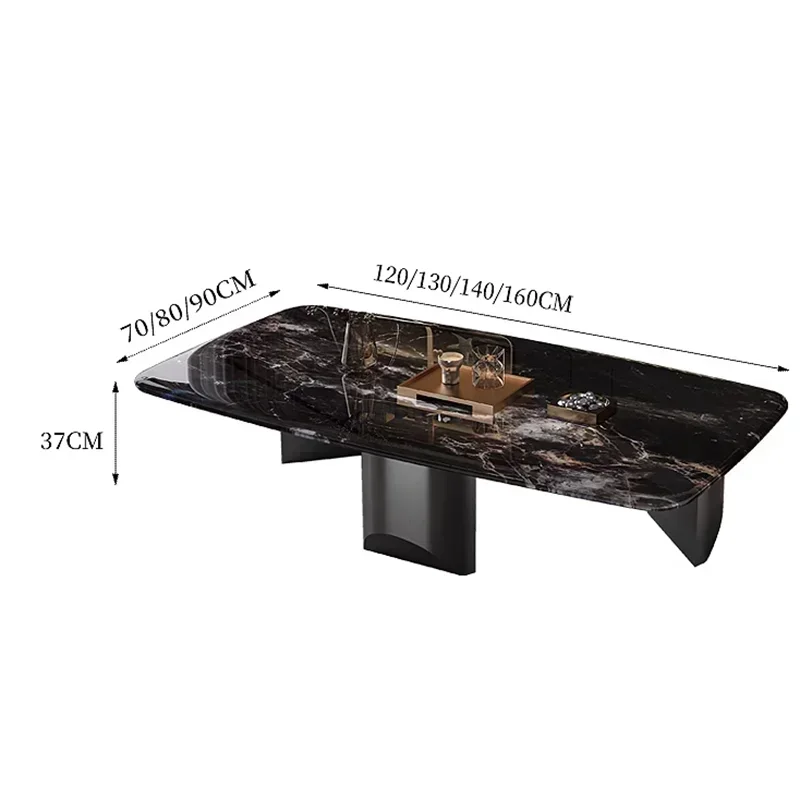 Современный журнальный столик в скандинавском стиле роскошный железный