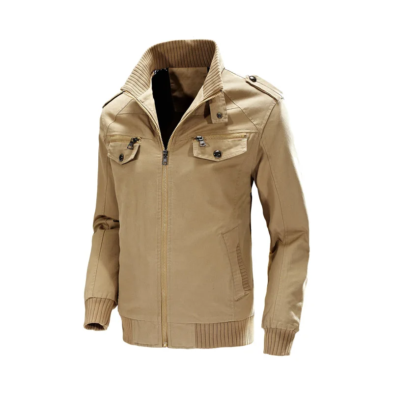 

2022 Spring Autumn New Jacket Men Fashion Slim Bomber Windbreaker Jackets Coat Men's Clothing Tactics Military Casual Jacket Men