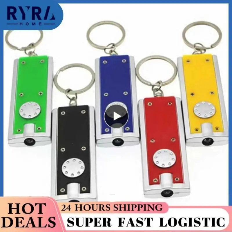 

1~20PCS Functional Led Light Portable Unique Design Lamp Creative Home Decor Lamp Keychain With Portable Design