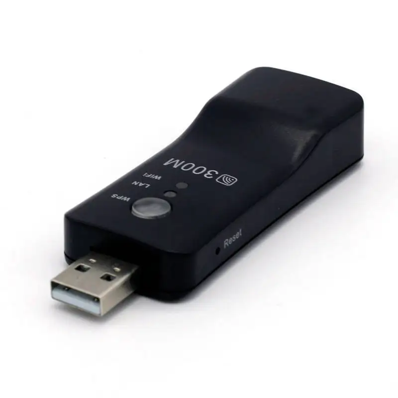 

USB Wireless AP Repeater Network Signal Amplifier 300M Wireless Router USB Powered 300Mbps Wireless-N WPS Wireless Repeater