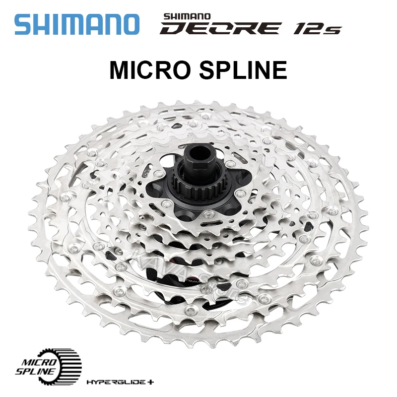 Кассета Shimano Deore CS-M6100 12S M6100 Звездочка с Micro Spline для горного велосипеда свободное