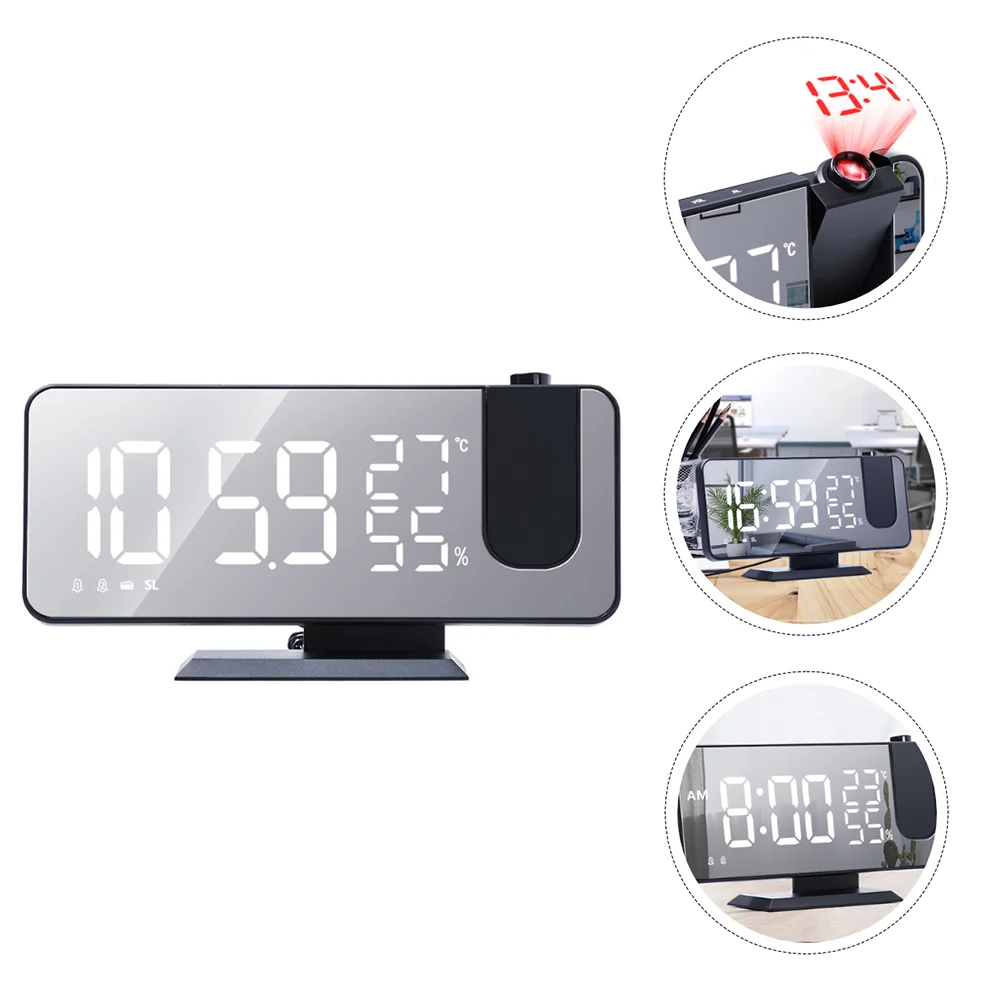 Fm Radio -hygrometer Heavy Meteorological Station Plastic Travel Weather Monitoring Clocks
