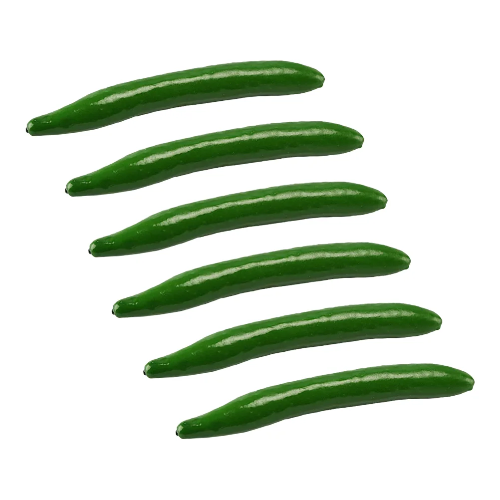 

Cucumber Vegetable Model Artificial Fake Toylifelike Simulation Decoration Props Vegetables Kitchenprop Faux Photographic Decor