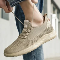flying woven non slip mens outdoor sport sneakers man running fitness training jogging casual shoes male footwear zapatos hombre