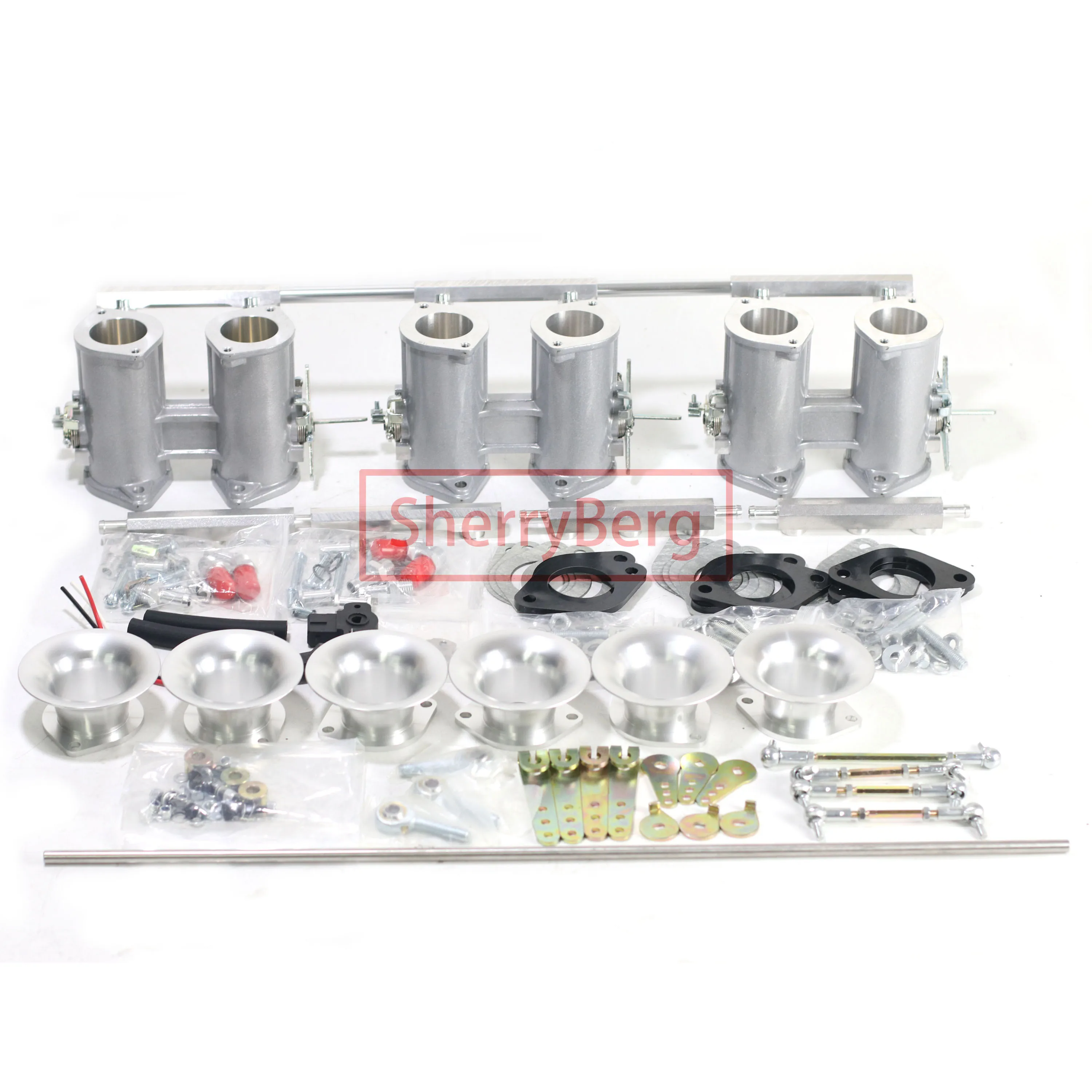 SherryBerg 6 цилиндров 40 мм 40dcoe корпус дроссельной заслонки для Weber EMPI Dellorto DHLA DHRLA