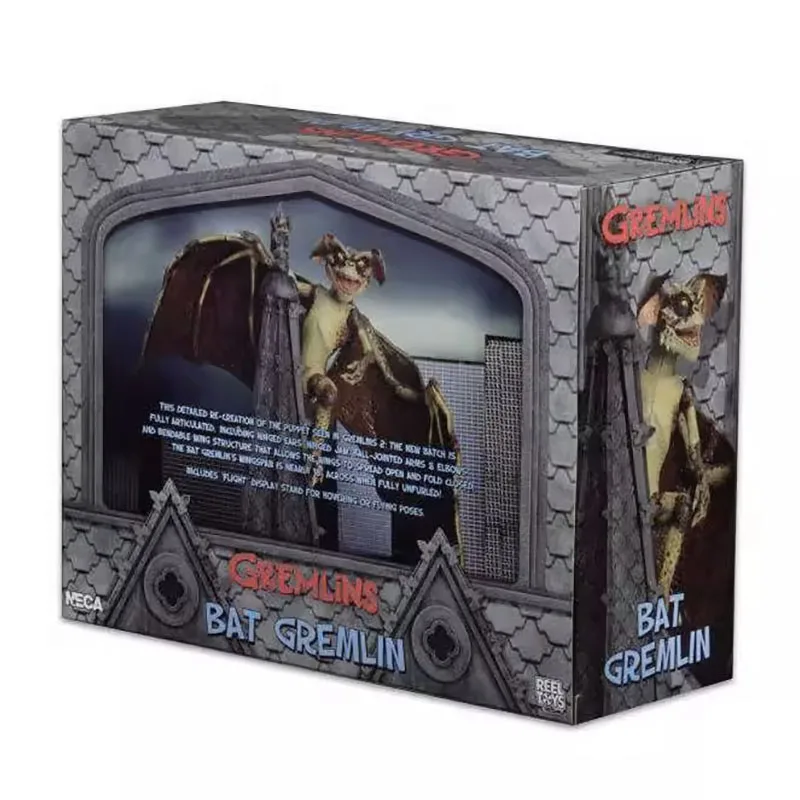 Фото Фигурка Gremlins 2, NECA 30757, фигурки из фильма «летучая мышь», фигурка Gremlin, коллекция игрушек, модель куклы, оригинальный подарок для детей №4