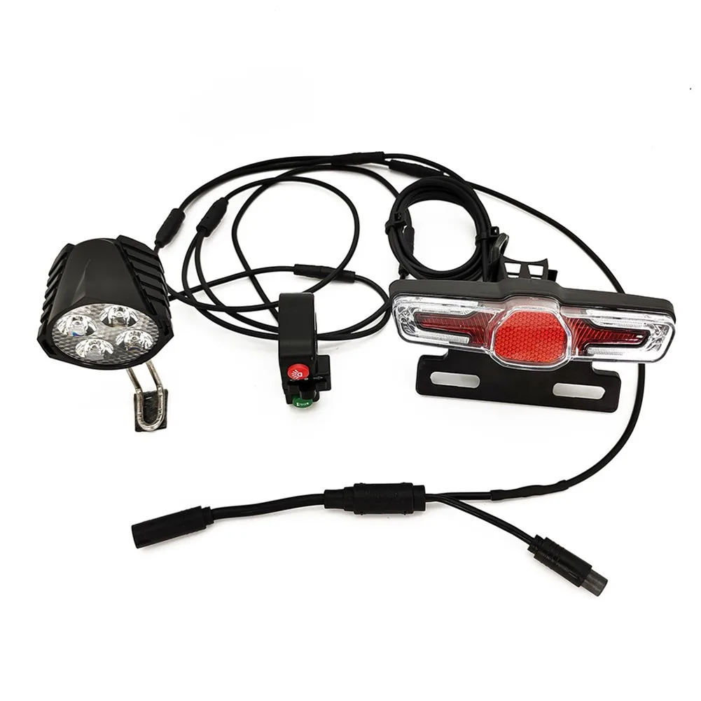 

High Quality E-bike Headlight Tail Rear Lights BBSHD Brake Lamp Durable For Bafang LED Practical Set Turn Signals