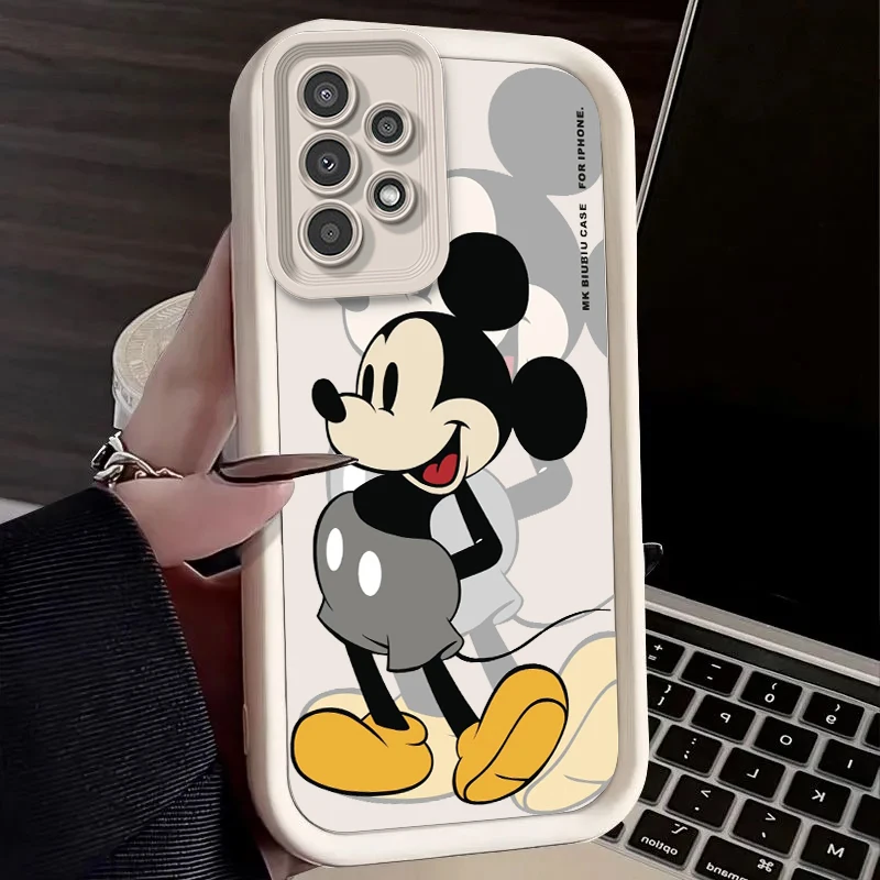 Чехол с изображением Минни Мауса Для Samsung A73 A71 A54 A53 A52 A51 A33 A32 A21S A14 A13 A12 A03 A04 A05