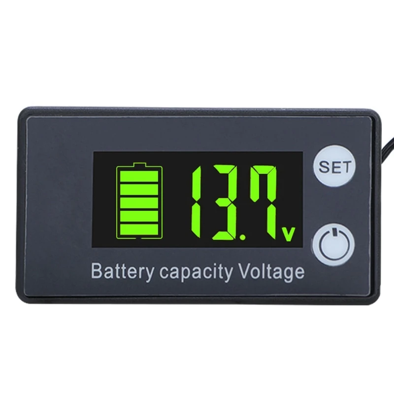 

Battery Charge Level Indicator DC 7-70V Lead Acid Lithium Battery Capacity Meter Test Display LED Tester Voltmeter Drop Shipping