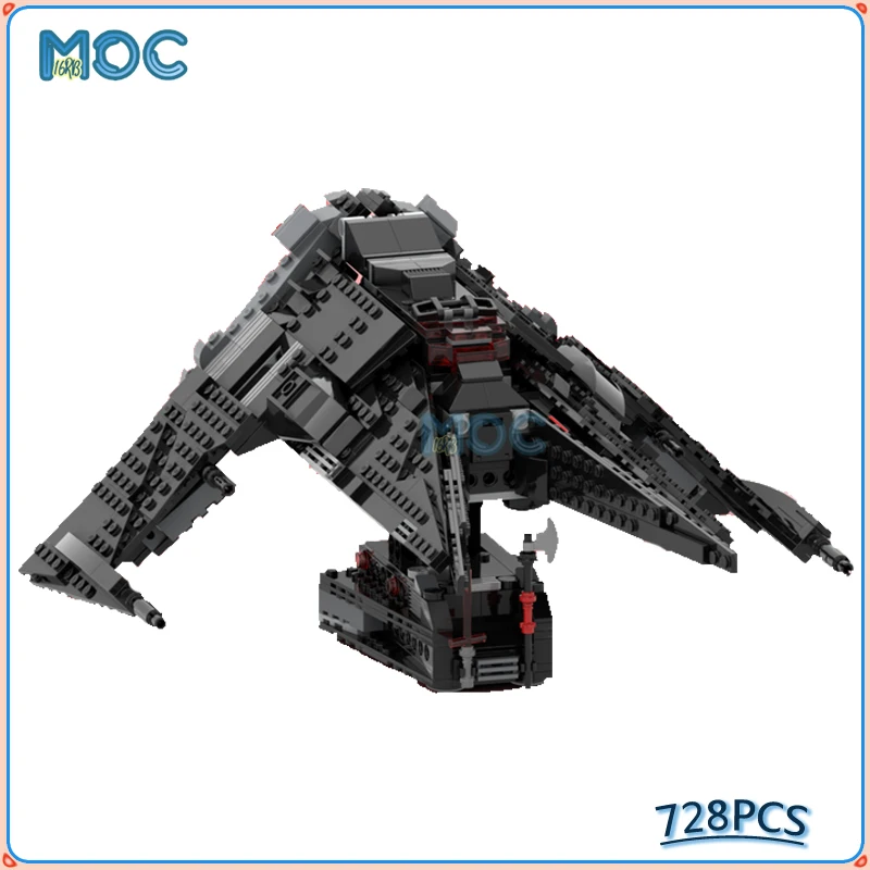 Фото Конструктор Scythe Inquisitor Transport Model MOC, 728 деталей, для сборки, коллекционный, креативный, подарок, игрушка, для демонстрации, космическая тематика №1
