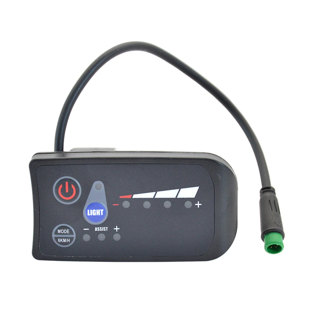 

Измерительный прибор со светодиодным дисплеем, аксессуары из АБС-пластика, запчасти для электронного велосипеда, 22,2 мм заглушка для электрического велосипеда, водонепроницаемая черная прочная заглушка