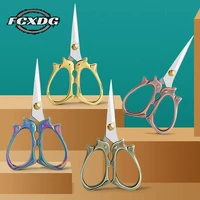 stainless steel embroidery and sewing scissors sharp pointed zig zag fabric scissors diy sewing tools small embroidery scissors
