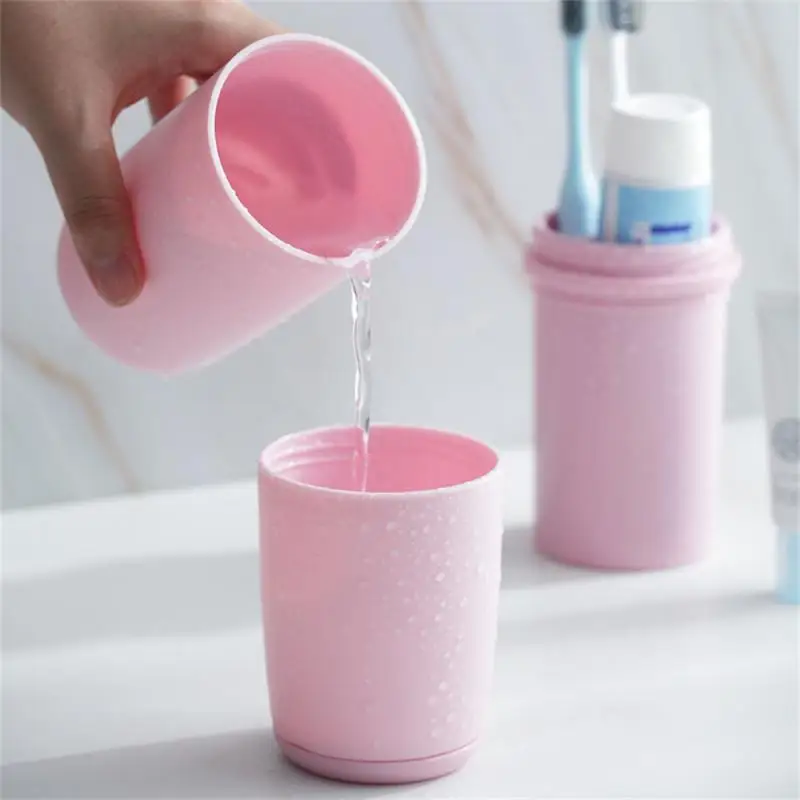 Travel Brushing Cup Toothbrush Storage Box Simple Portable Mouthwash Tooth Wear Tooth Bucket Wash Set Bathroom Accessories images - 6