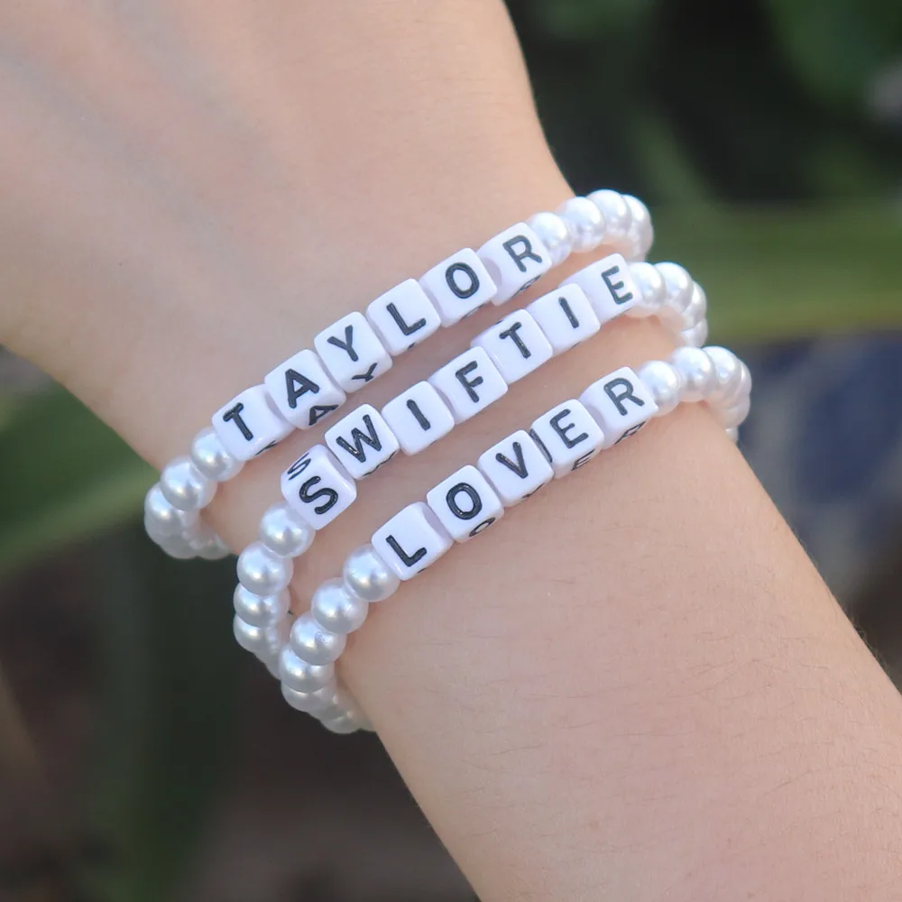 Reputation Singer Taylor Bracelet Inspired Music Lover Fan Gifts Fearless  Bracelets Ears Tour SWIFTIE Outfit Jewelry Speak Now