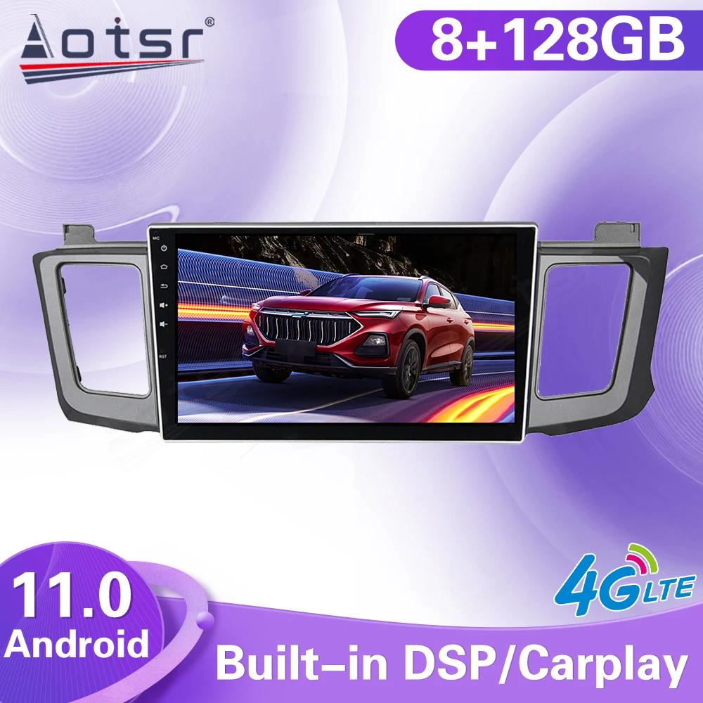 

Android 11 Multimedia Radio Player Stereo For Toyota RAV4 2013 2014 2015 2016 2017 2018 Audio Auto GPS Navi Autostereo Head Unit