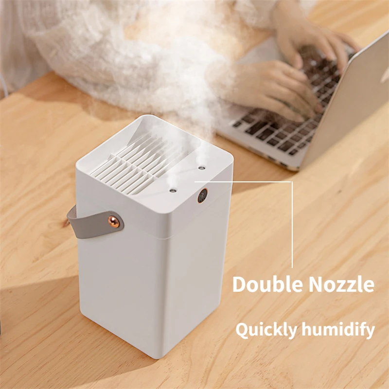 Essential Oil Diffuser Humidity Digital Display Aromatherapy Portable Humidifiers Diffusers Double Nozzle