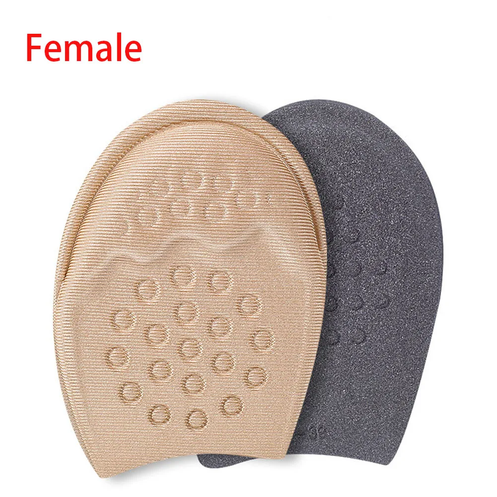 Women Forefoot Pad Relief Forefoot Insert Half Size Insoles Non-slip Sole Shoe Breathable Sweat Absorbing Foot Pads For Shoes