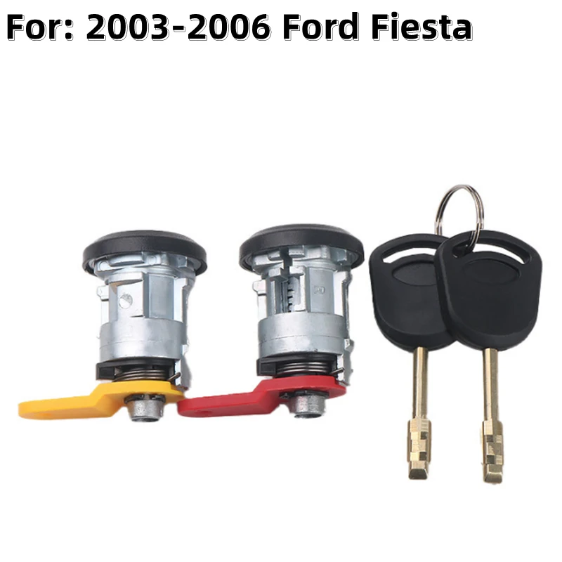 FLYBETTTER OEM левый и правый цилиндр замка двери автоматического дверного для Ford Fiesta