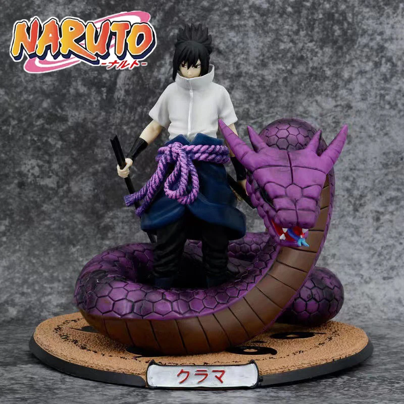 

24CM Bandai Anime Naruto Sasuke Action Figure マンダ Toys Model Ornament Figurine Desktop Decoration for Children or Adults