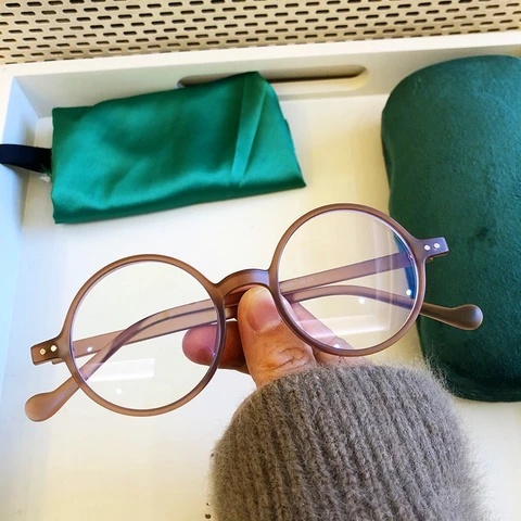 Очки для чтения в стиле ретро для мужчин, ультралегкие очки для дальнозоркости с круглой оправой, женские очки для чтения с защитой от синего света от + 1,0 до + 4,0