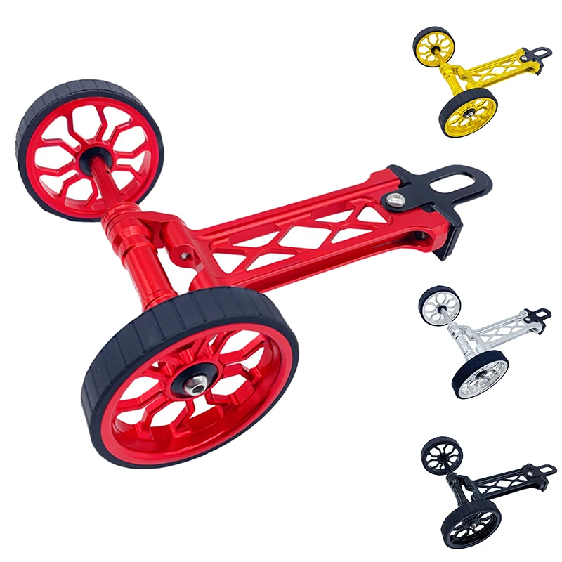 

Hot AD-Week Eight Lightweight Easy Wheel For Birdy 1-2-3 Series Easywheel Widening Wheel Aluminum Alloy Folding Bike