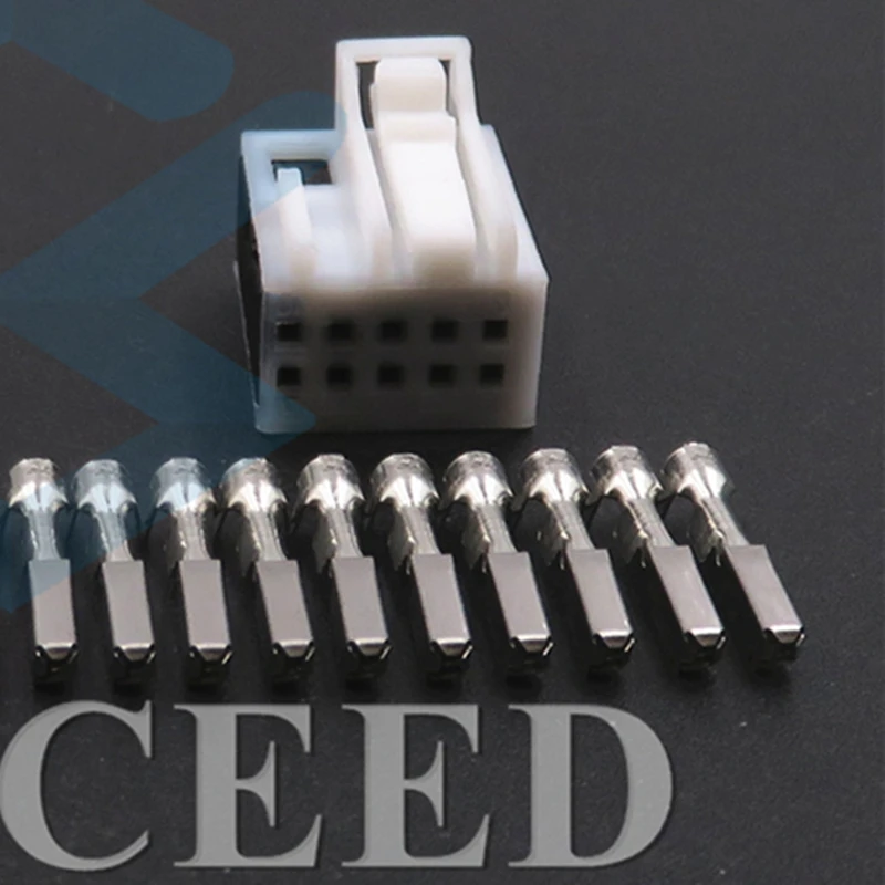 

10-контактный блок переменного тока, миниатюрные задние фотоадаптеры, автомобильная вилка для зеркала заднего вида, серия 2-929171-1 0,6, Автомобильный Дверной модуль, гнездо для зеркала заднего вида