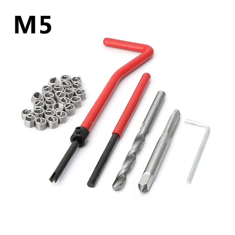 

30Pcs M5 Thread Repair Insert Kit Auto Repair Hand Tool Set For Car Repairing Drop Shipping