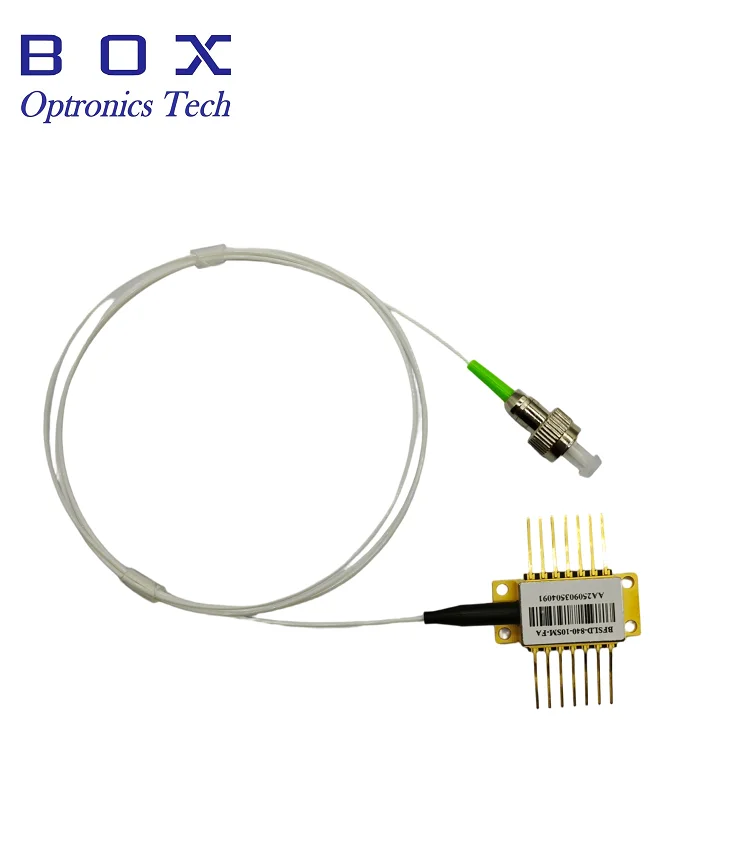 Фото Новый лазерный диод Box Optronics 1550 нм SLED, 14-контактный, в корпусе Butterfly, 10 мВт, для одномодового оптоволокна, FC APC, Telcordia GR468, 2В, гарантия 3 месяца №4