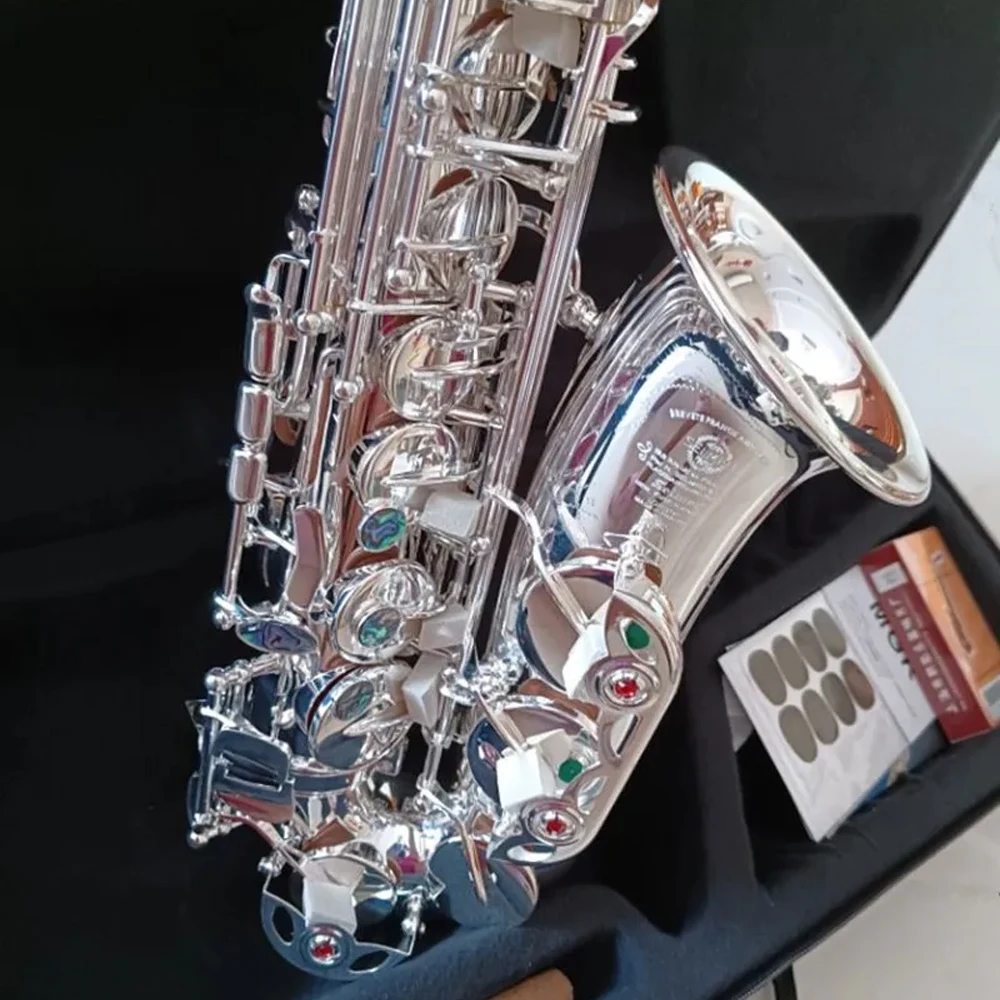 

Классический Профессиональный Саксофон Mark VI Серебряный альт-саксофон, производство французского ремесла, модель «один в один», 1958