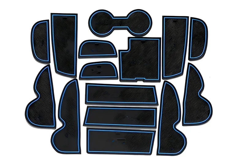 Нескользящий коврик, коврик для межкомнатной двери, коврик для чашки для Hyundai ix35 2013-2017,15 шт./лот, автостайлинг, автомобильные аксессуары