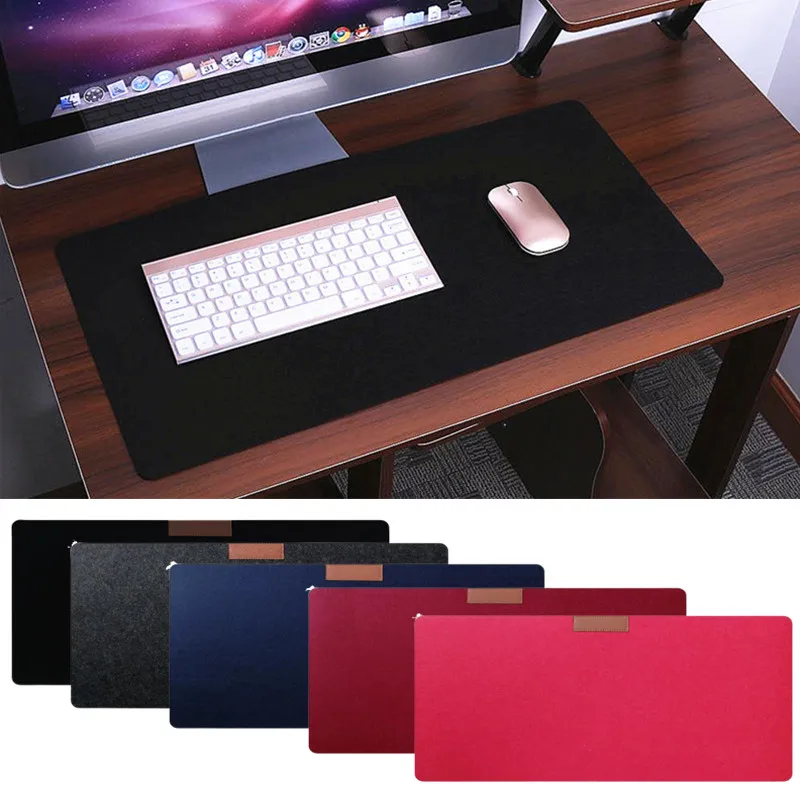 

Mat Laptop Large Cushion Desk Pad Mat 600*300mm Keyboard Mousepad Mouse Table Felt Gamer Big Computer Office Desk Mat Non-slip