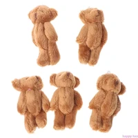 5pcs kawaii small bears plush soft toys pearl velvet dolls gifts mini teddy bear r9cc