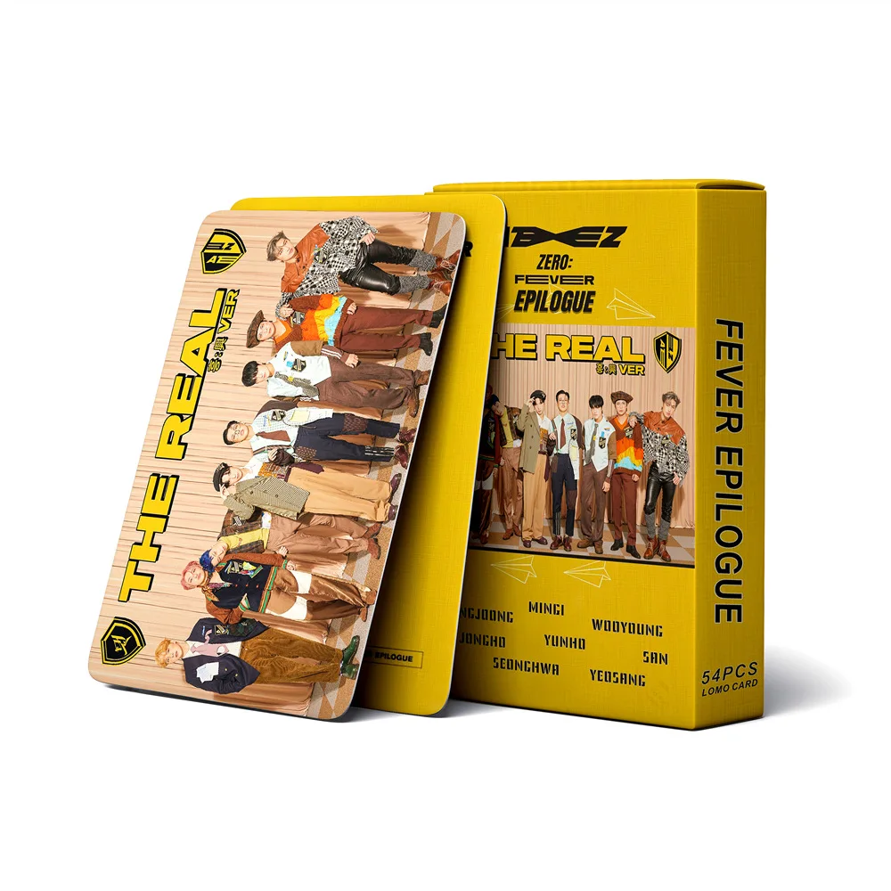 

Pre-sale 54Pcs/Set Kpop ATEEZ Photocard New Album ZERO : FEVER EPILOGUE New Album Lomo Card Photo Print Cards Postcard Gifts Fan