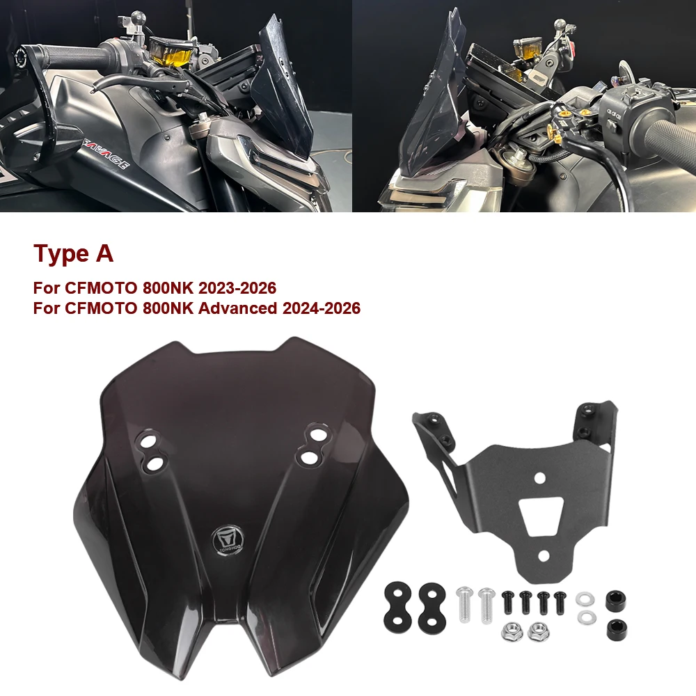 

Ветровое стекло/дефлектор для мотоциклов CFMOTO 800NK/800NK Advanced 2024-2025 (модели 2026 800NK/Adv)