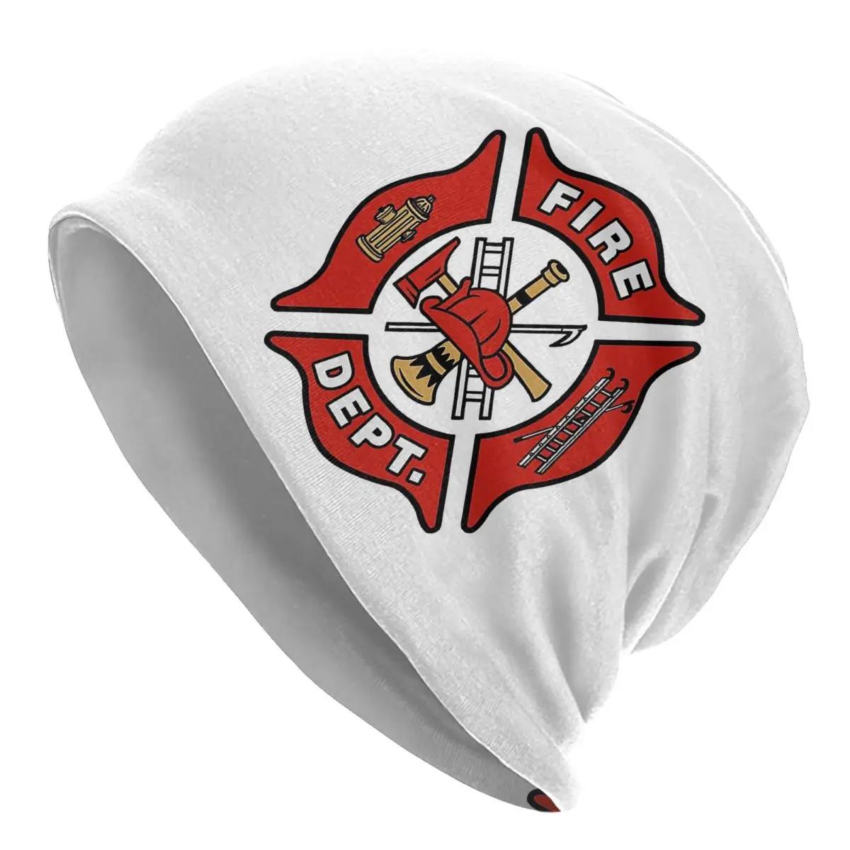 

Теплая вязаная шапка Fireman Fire Rescue, женская шапка, осенне-зимние уличные облегающие шапки унисекс для взрослых