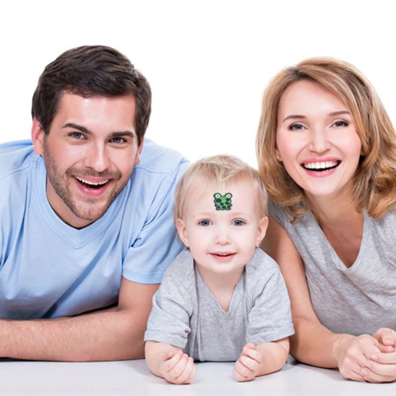 Полоска для измерения температуры на лбу лихорадка теле ребенка наклейка