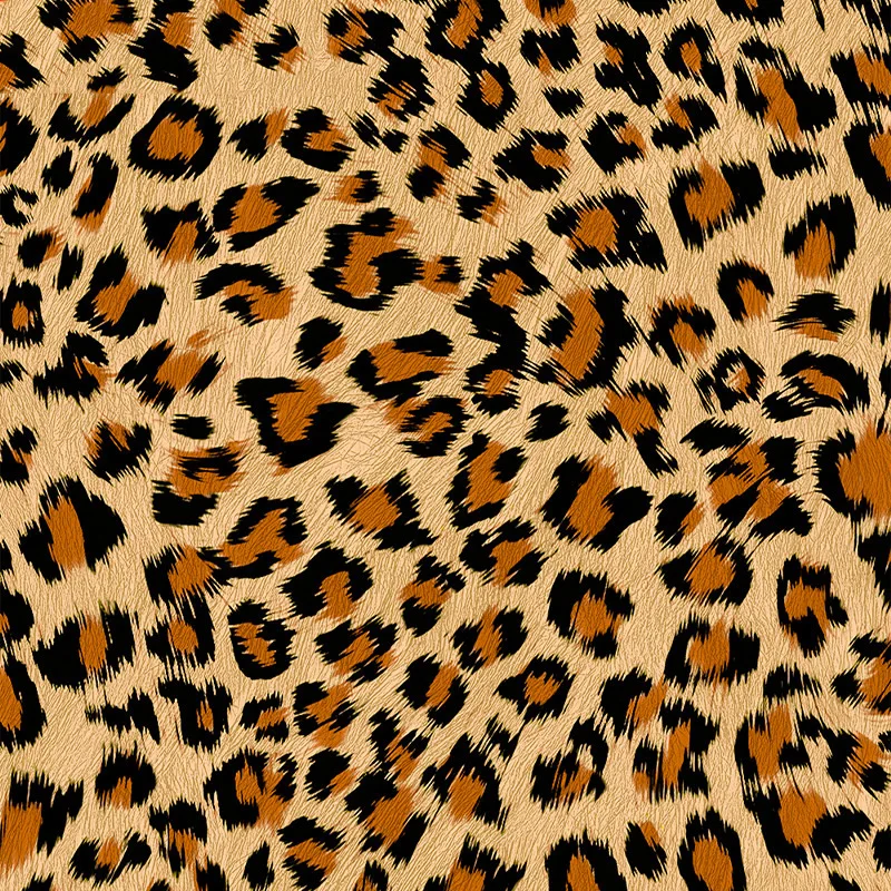 

American Style Wallpaper Retro Leopard Animal Skin Wallpaper French Light Luxury Fashion Background Wall Covering Wallpap