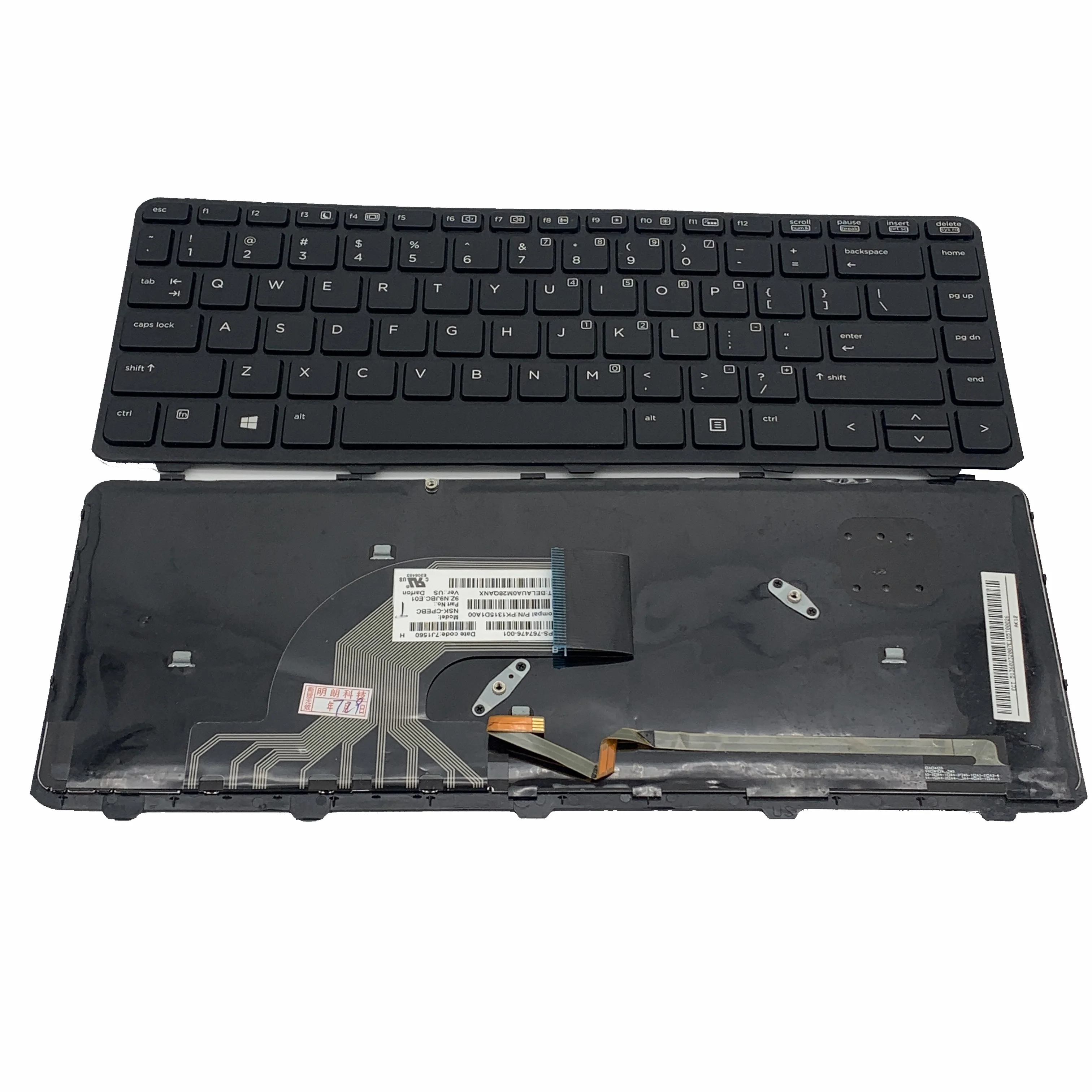 

New Laptop US Keyboard For HP ProBook 440 G1 640 G1 645 G1 445 G1 G2 430 G2 US w/Backlit Black