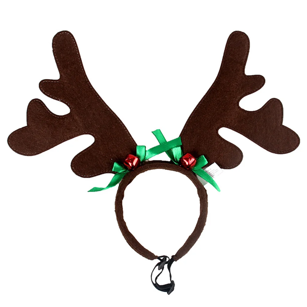 

1pcs Antler Pet Christmas Head Hoop Decor Headband Pet Headband Head Hoop for Cat Dog