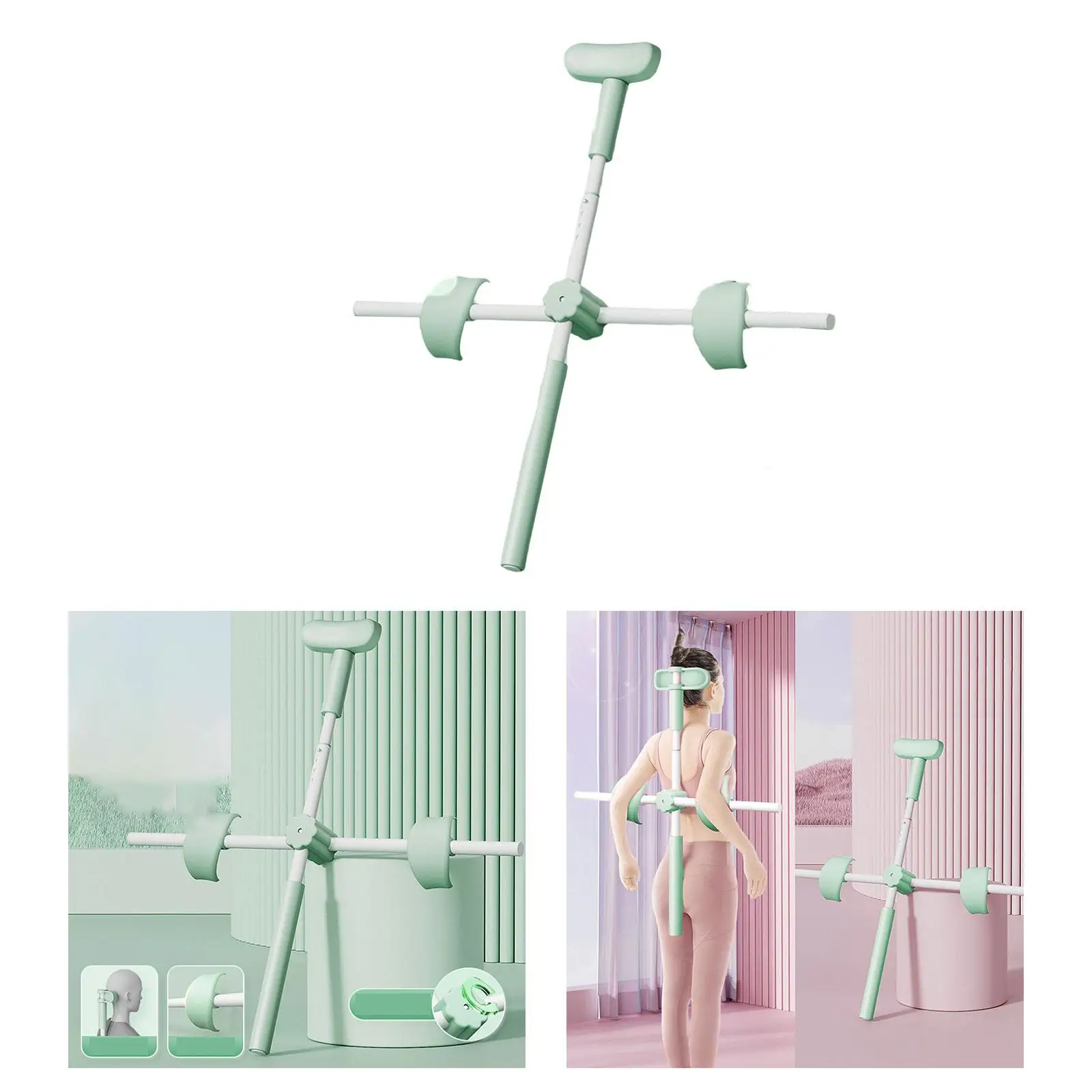 

Палка для йоги Открытое плечо пранаяма палочка корректор Hunchback для