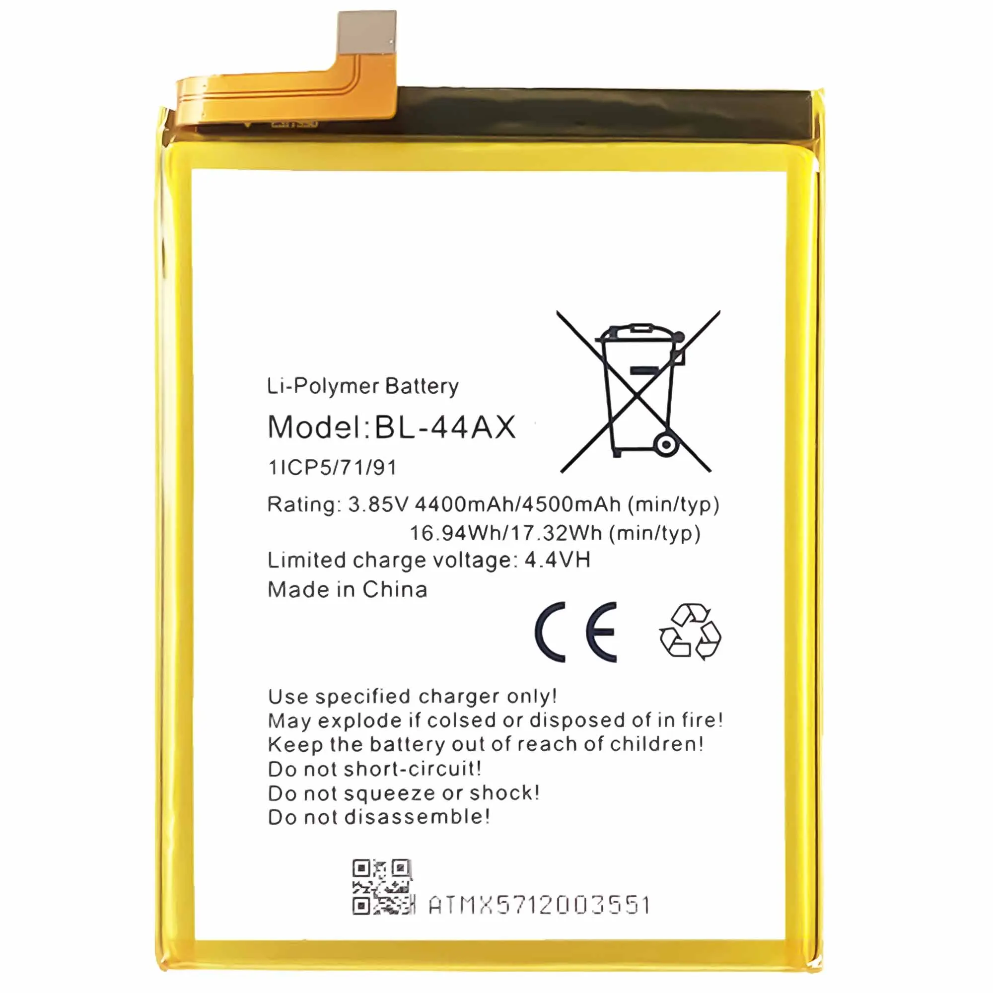 new 4500mah replacement battery for infinix note 4 pro x571 bl 44ax phone battery free global shipping