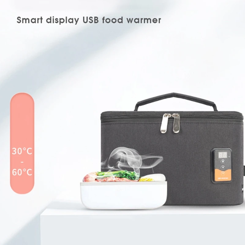 

USB Baby Milk Bottle Warmer Heater Tote Wet Wipes Food Heating Insulation Bag 1560