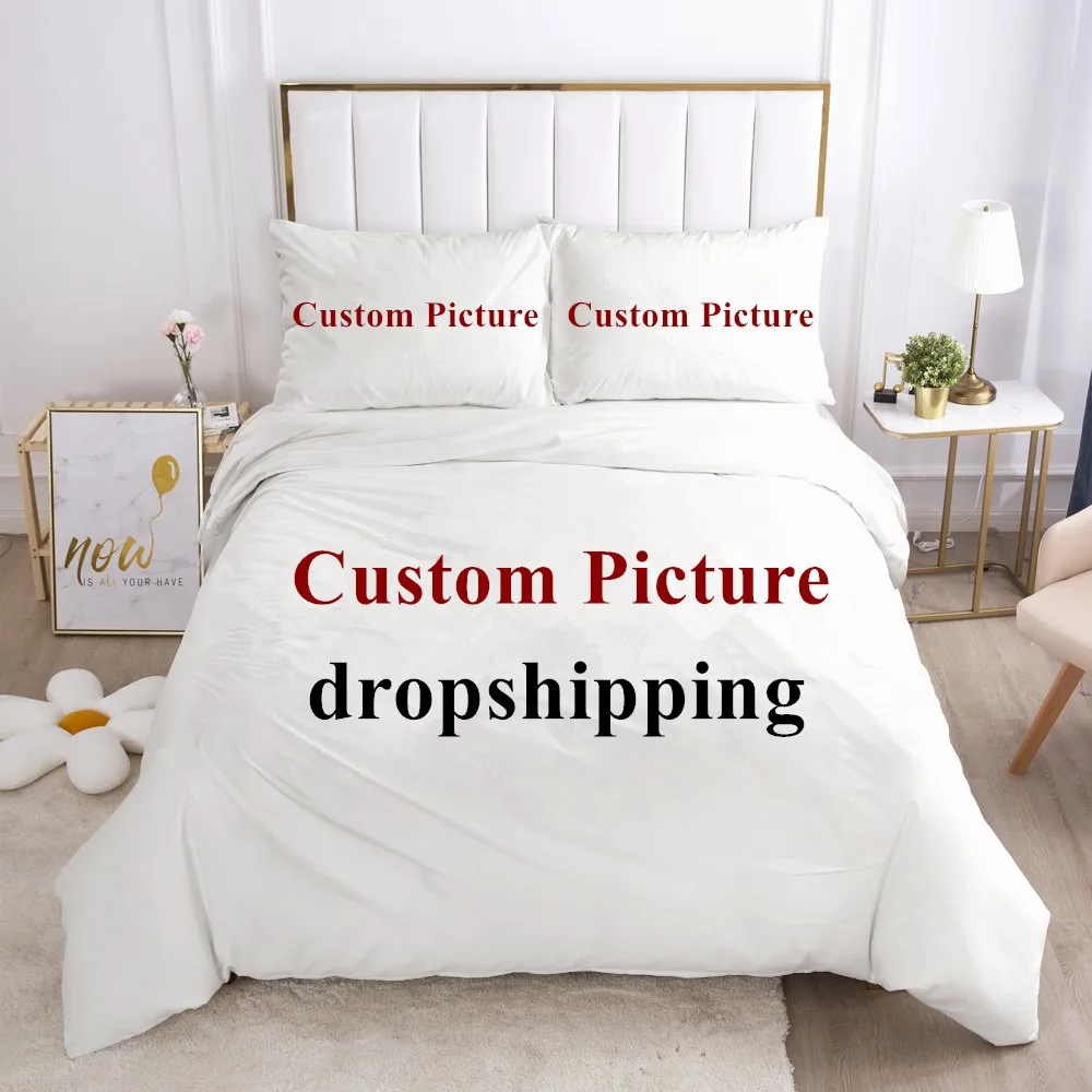 

3D Luxury Duvet Cover Customized Comforter Covers Set Queen King Size Bedding for Home Bedroom Decorations