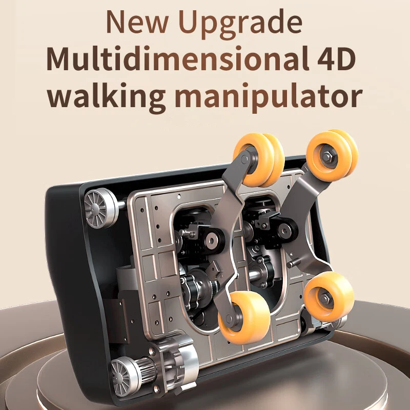 AoSDSi Новинка массажное кресло Делюкс 4D с нулевой гравитацией космические